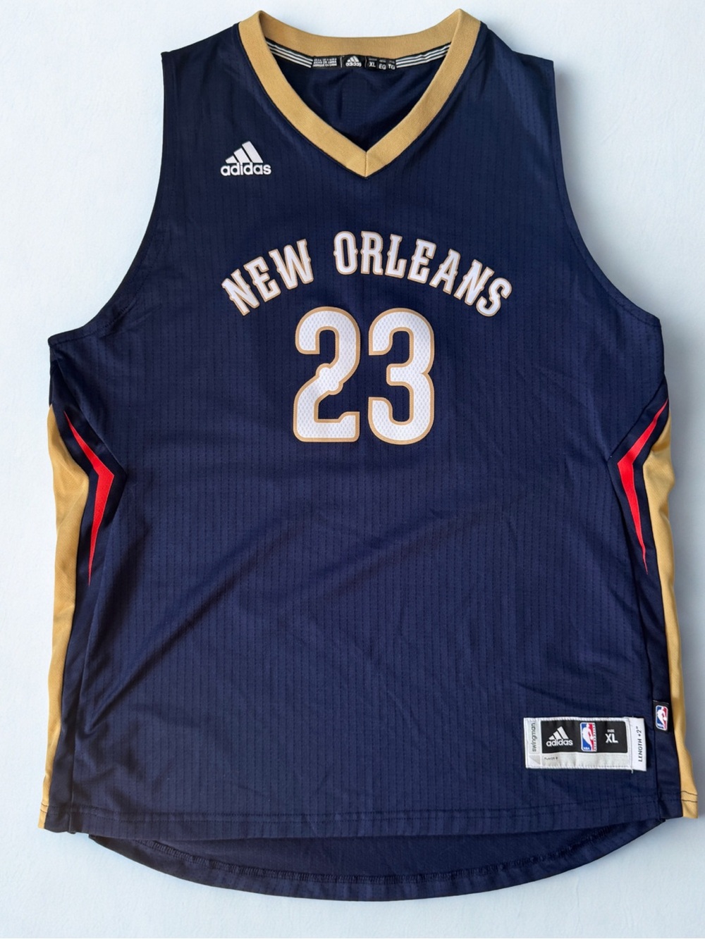 Adidas Anthony Davis New Orleans Pelicans No. 23 Swingman Jersey Size XL